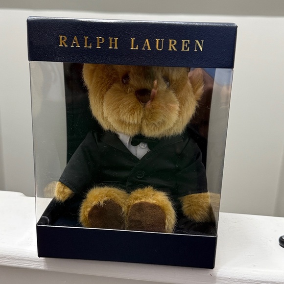Ralph Lauren Accessories - Ralph Lauren Polo Bear L'OURS Wearing a Black Tux Tuxedo New Toy Collectible
